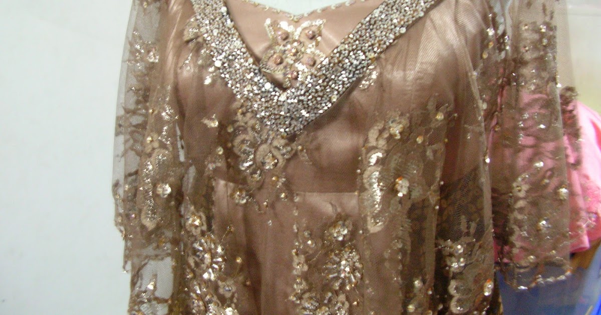 kebaya pengantin brokat cape unik